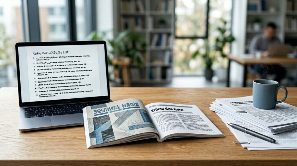 APA Reference Title Capitalization for Journal Articles
