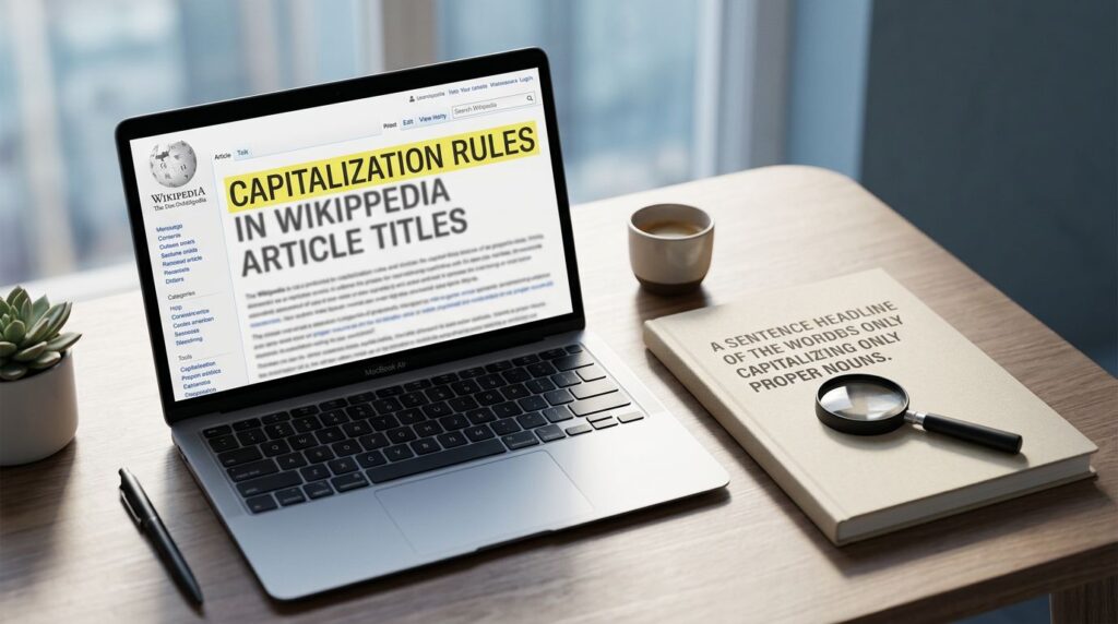 Wikipedia Title Capitalization Rules With Real Examples